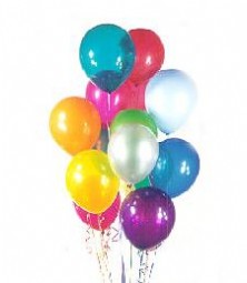  Ankara iek sat  19 adet karisik renkte balonlar 
