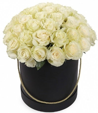 33 adet beyaz gül özel kutuda isteme çiçeği  Ankara internetten çiçek satışı 