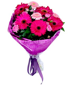  Ankara çiçek siparişi sitesi  karışık gerbera çiçeği buketi