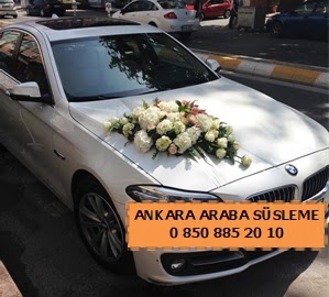 Ankara düğün araba süsleme  Ankara cicekciler , cicek siparisi 