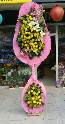 Çift katlı düğün açılış çiçeği  Ankara çiçek servisi , çiçekçi adresleri 